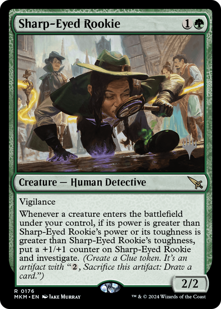 Image of Sharp-Eyed Rookie (Promo Pack) [Murders at Karlov Manor Promos]
