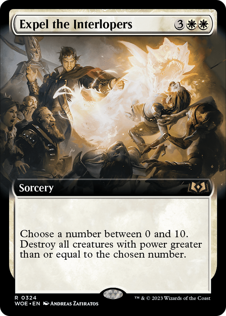 Image of Expel the Interlopers (Extended Art) [Wilds of Eldraine]