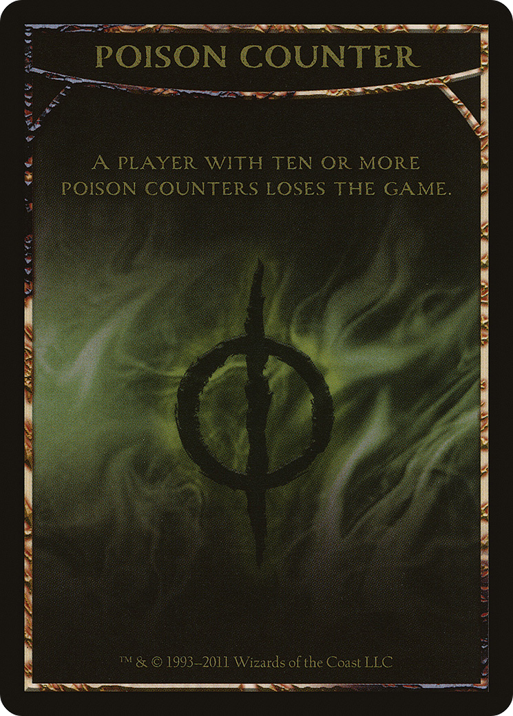 Image of Poison Counter [Mirrodin Besieged Tokens]