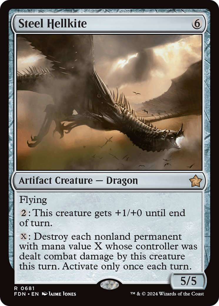 Image of Steel Hellkite [Foundations]