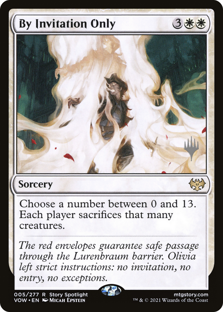 Image of By Invitation Only (Promo Pack) [Innistrad: Crimson Vow Promos]