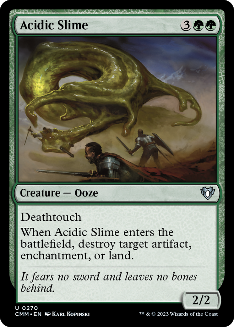 Image of Acidic Slime [Commander Masters]