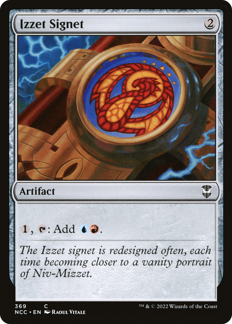 Image of Izzet Signet [Streets of New Capenna Commander]