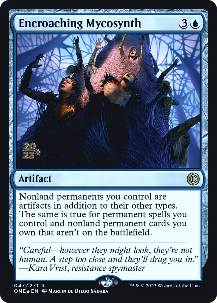 Image of Encroaching Mycosynth [Phyrexia: All Will Be One Prerelease Promos]