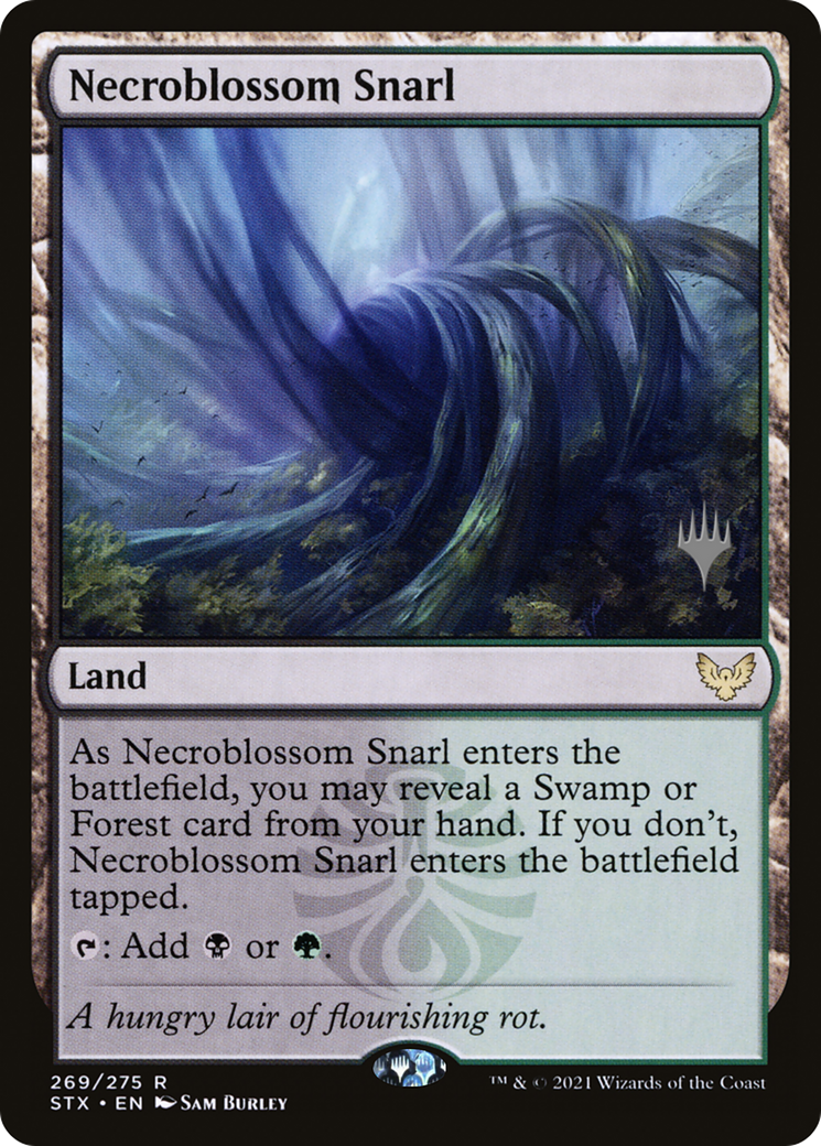 Image of Necroblossom Snarl (Promo Pack) [Strixhaven: School of Mages Promos]