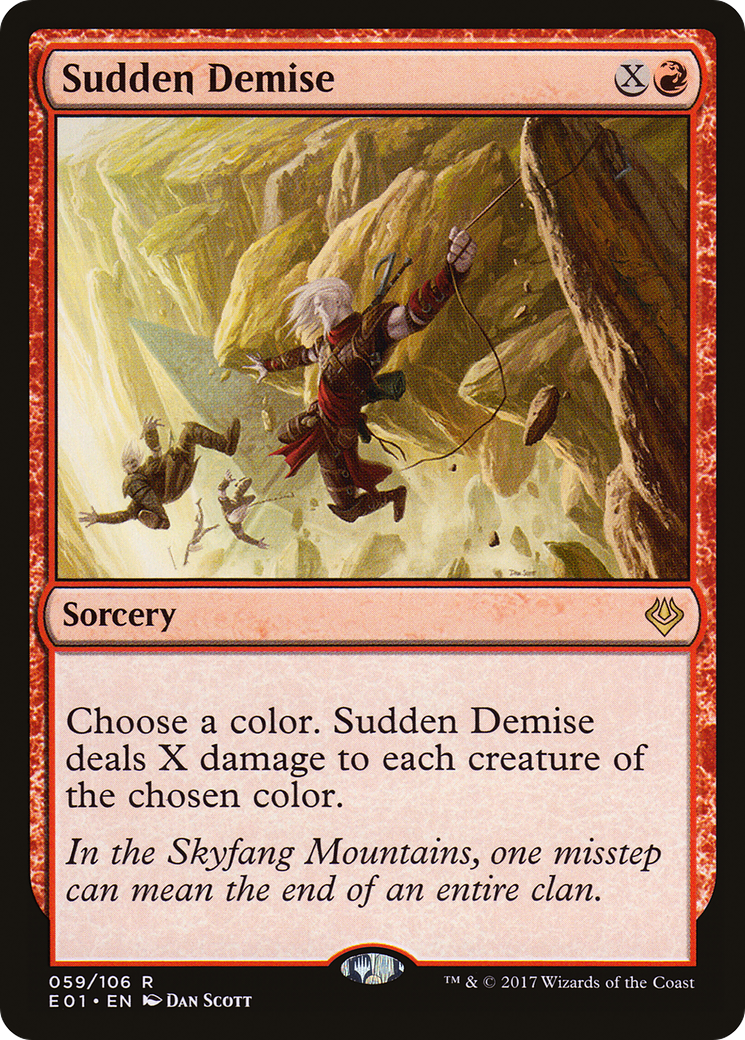 Image of Sudden Demise [Archenemy: Nicol Bolas]