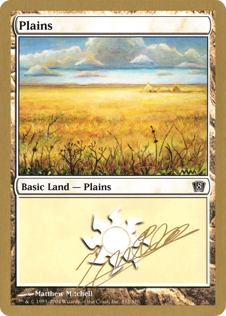 Image of Plains (jn332) (Julien Nuijten) [World Championship Decks 2004]