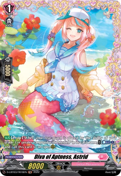 Image of Diva of Aptness, Astrid (D-LBT03/FR16EN) [Lyrical Monasterio: Summertime Memories!]
