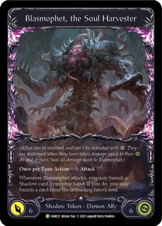 Image of Blasmophet, the Soul Harvester [FAB021] (Promo)  Cold Foil