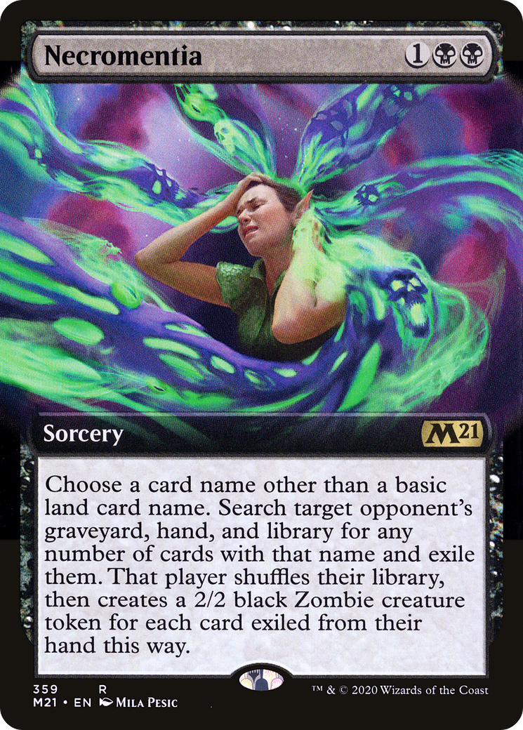 Image of Necromentia (Extended Art) [Core Set 2021]