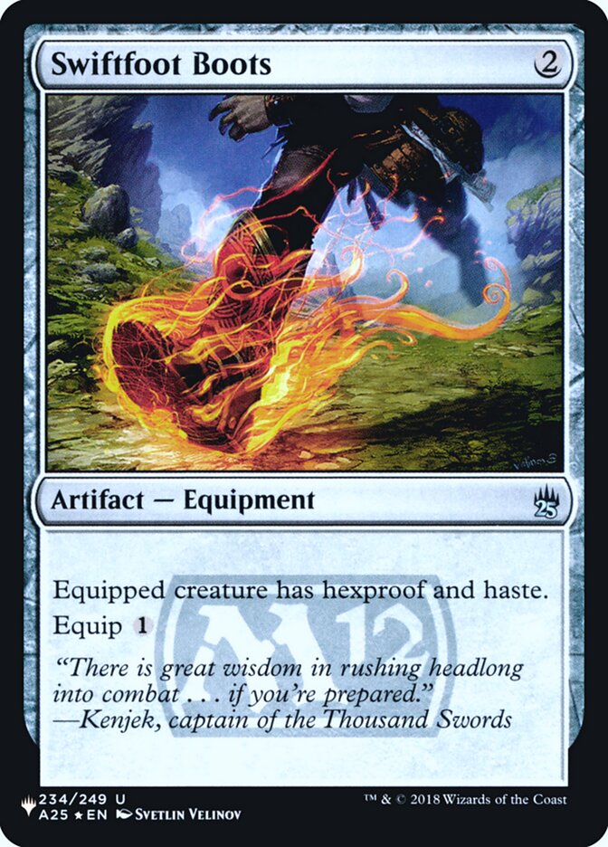 Image of Swiftfoot Boots [Secret Lair: Heads I Win, Tails You Lose]