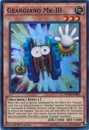 Image of Geargiano Mk-III [SDGR-EN001] Super Rare