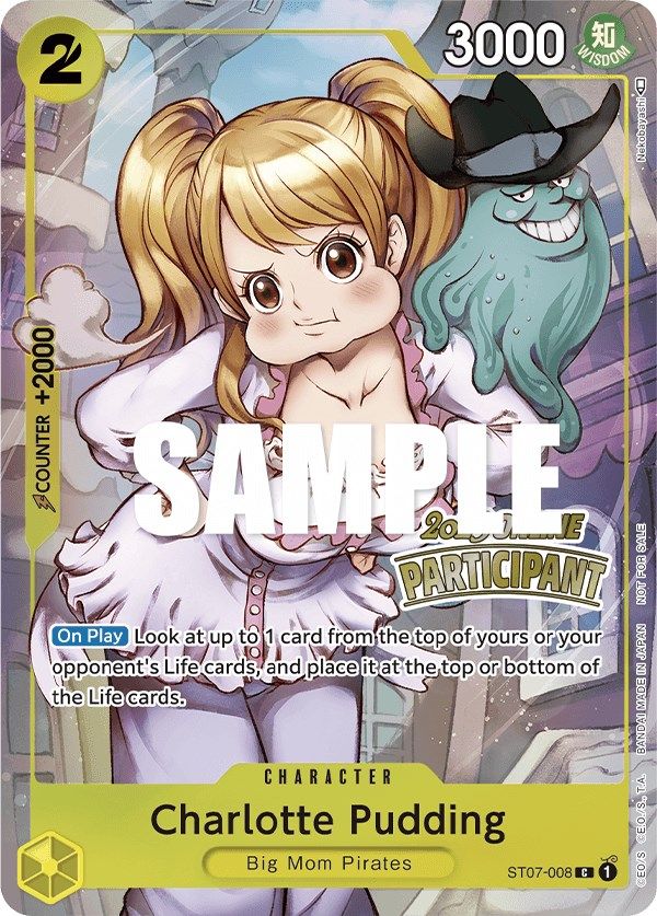 Image of Charlotte Pudding (Online Regional 2023) [Participant] [One Piece Promotion Cards]