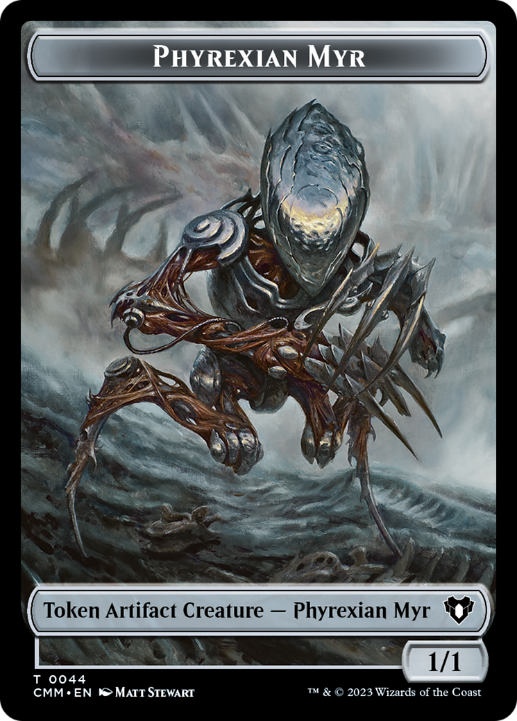 Image of Phyrexian Myr Token [Commander Masters Tokens]