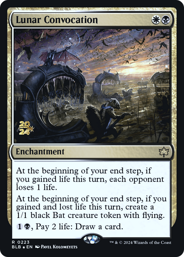 Image of Lunar Convocation [Bloomburrow Prerelease Promos]