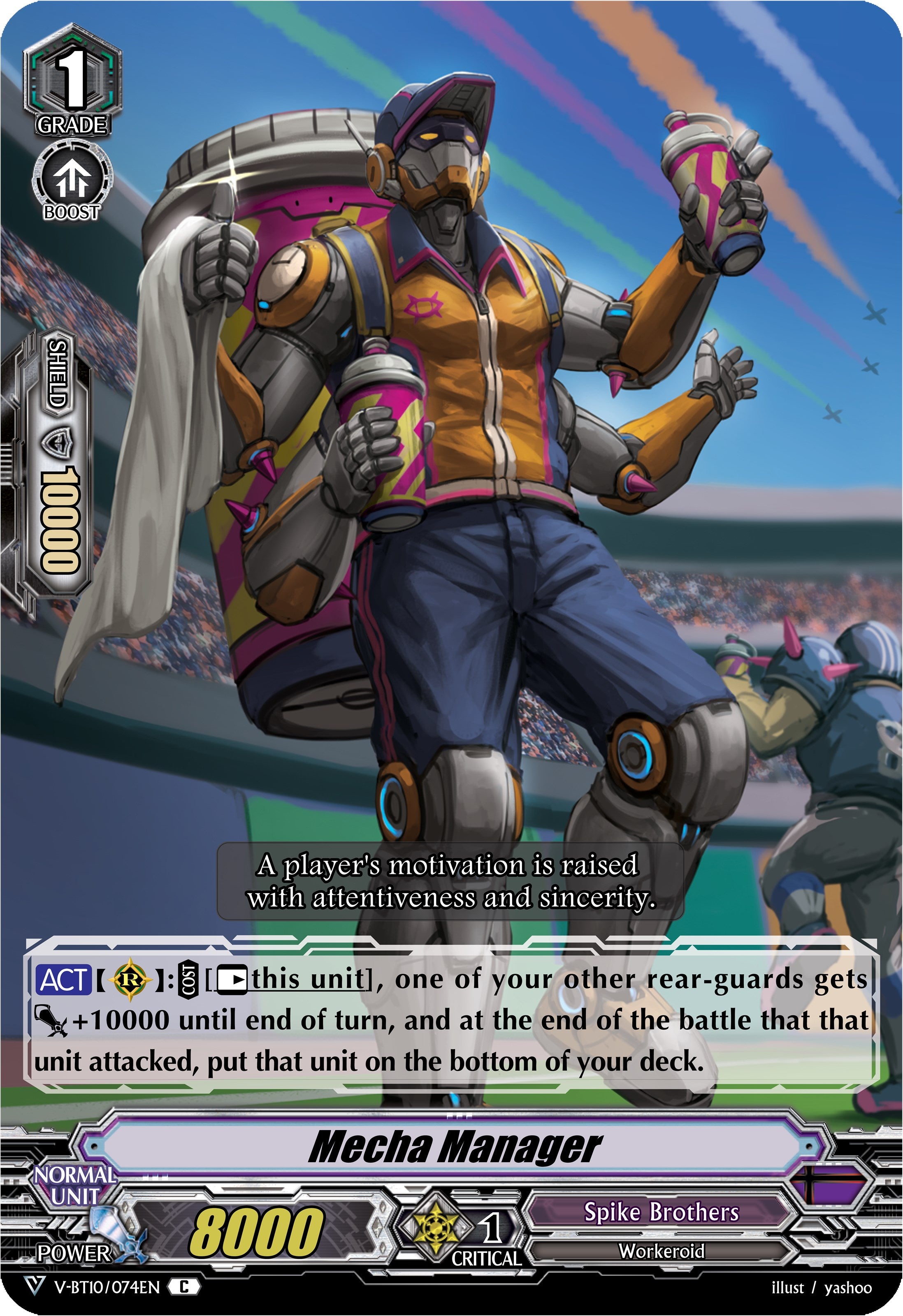 Image of Mecha Manager (V-BT10/074EN) [Phantom Dragon Aeon]