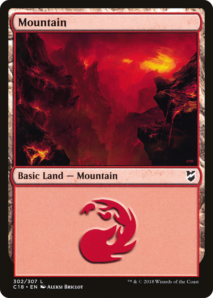 Image of Mountain (302) [Commander 2018]