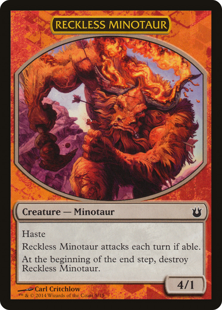 Image of Reckless Minotaur [Born of the Gods Battle the Horde]