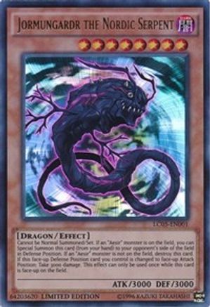 Image of Jormungardr the Nordic Serpent [LC05-EN001] Ultra Rare