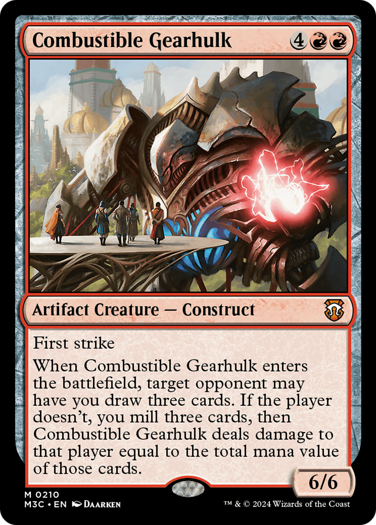 Image of Combustible Gearhulk [Modern Horizons 3 Commander]