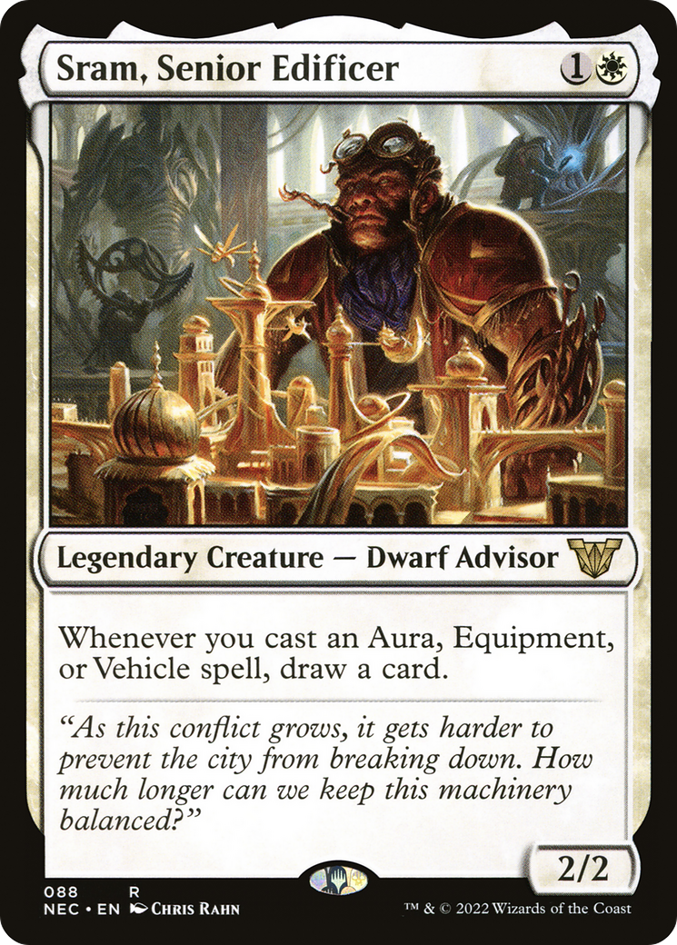 Image of Sram, Senior Edificer [Kamigawa: Neon Dynasty Commander]