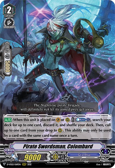 Image of Pirate Swordsman, Colombard (D-VS02/069EN) [V Clan Collection Vol.2]