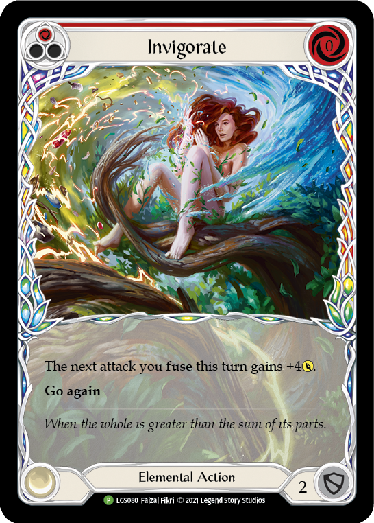 Image of Invigorate (Red) [LGS080] (Promo)  Rainbow Foil