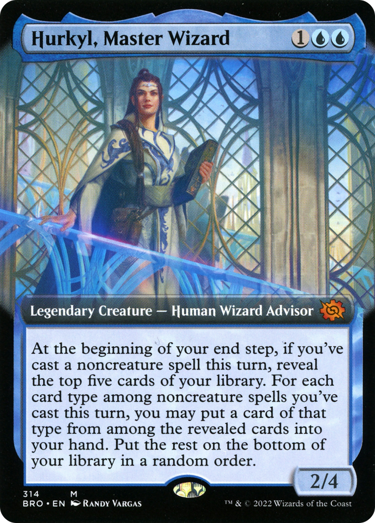 Image of Hurkyl, Master Wizard (Extended Art) [The Brothers' War]