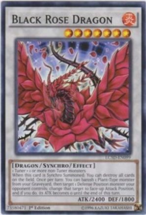 Image of Black Rose Dragon [LC5D-EN099] Common