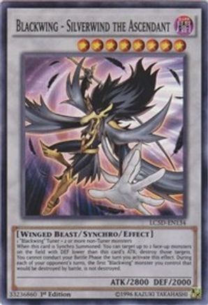 Image of Blackwing - Silverwind the Ascendant [LC5D-EN134] Super Rare