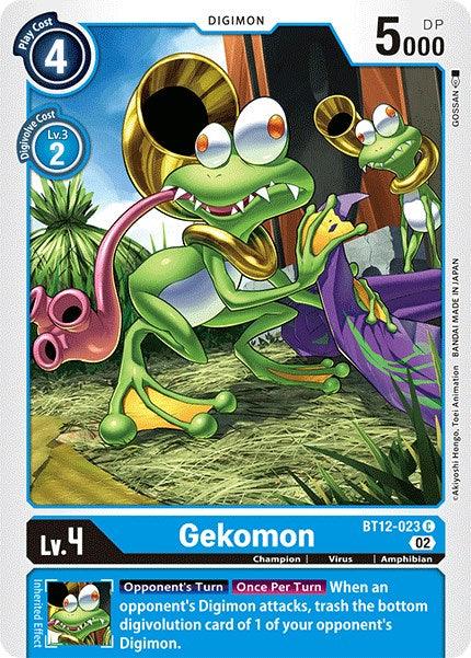 Image of Gekomon [BT12-023] [Across Time]