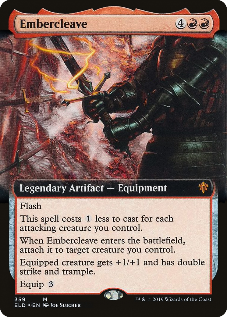 Image of Embercleave (Extended Art) [Throne of Eldraine]