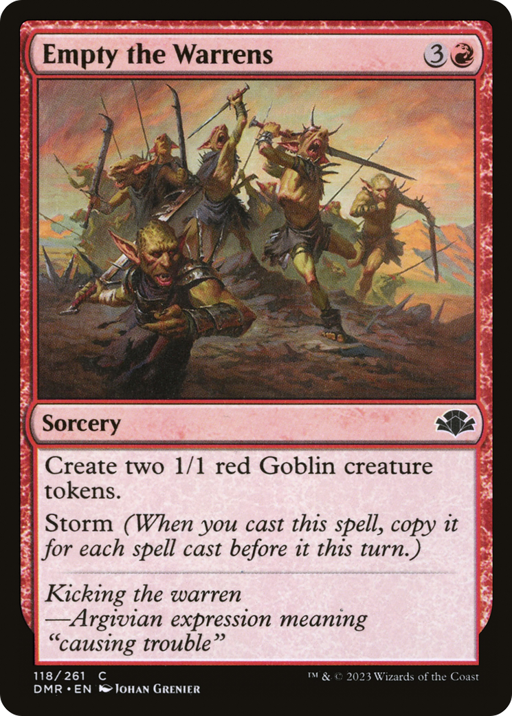 Image of Empty the Warrens [Dominaria Remastered]