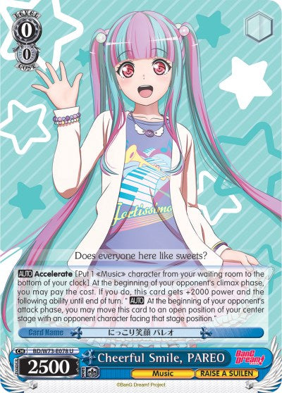 Image of Cheerful Smile, PAREO (BD/W73-E078 U) [BanG Dream! Vol.2]