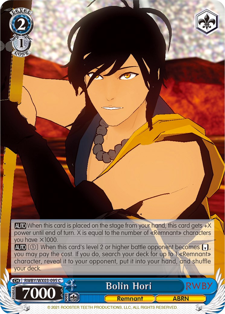 Image of Bolin Hori (RWBY/WX03-095 C) [RWBY]