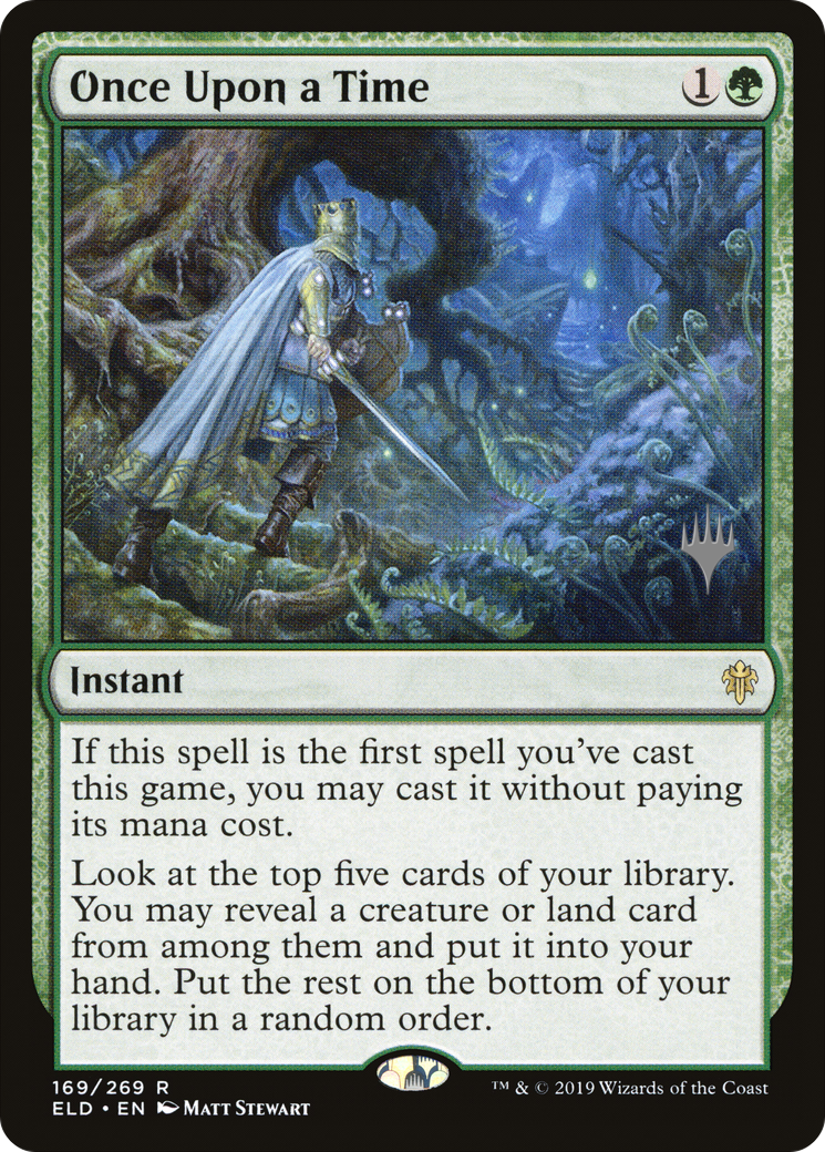 Image of Once Upon a Time (Promo Pack) [Throne of Eldraine Promos]