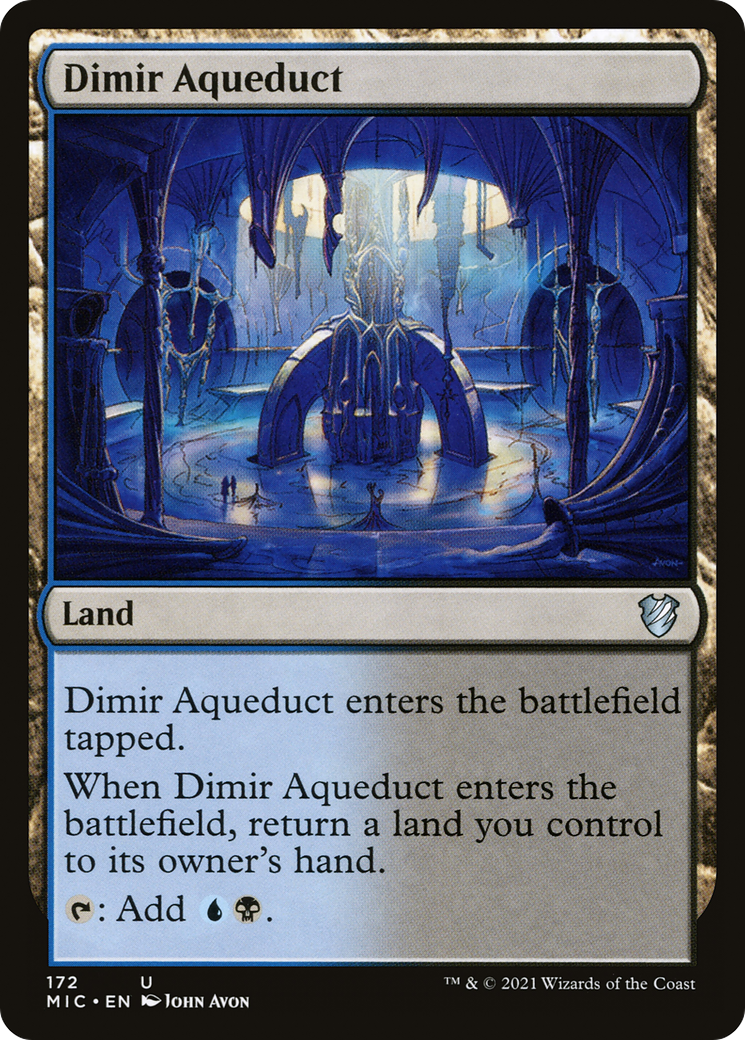 Image of Dimir Aqueduct [Innistrad: Midnight Hunt Commander]