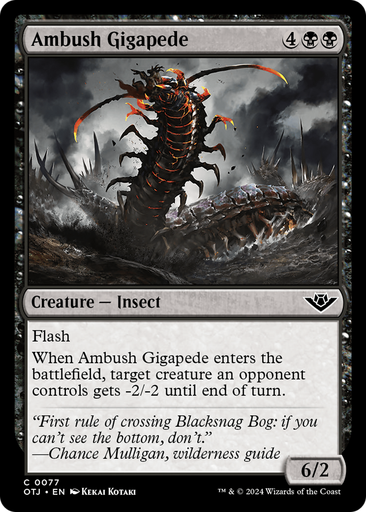 Image of Ambush Gigapede [Outlaws of Thunder Junction]