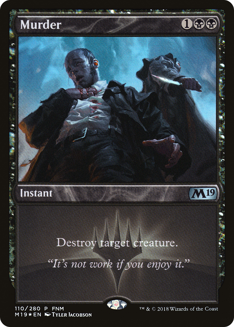 Image of Murder (FNM) [Core Set 2019 Promos]