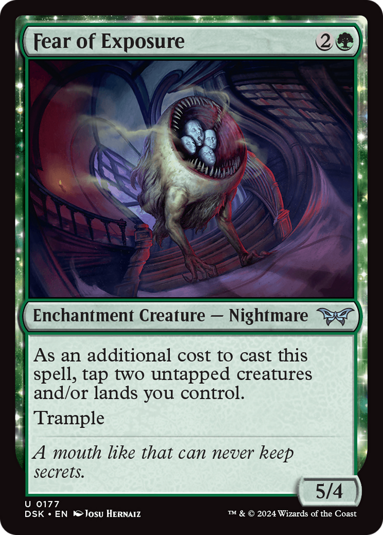 Image of Fear of Exposure [Duskmourn: House of Horror]