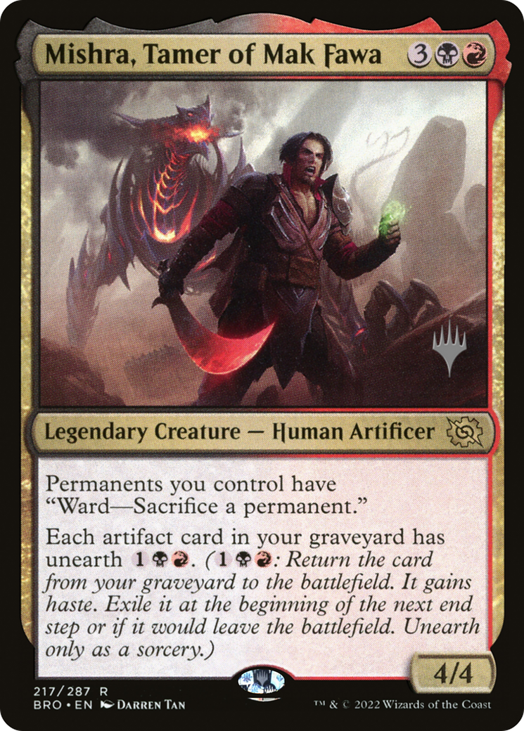 Image of Mishra, Tamer of Mak Fawa (Promo Pack) [The Brothers' War Promos]