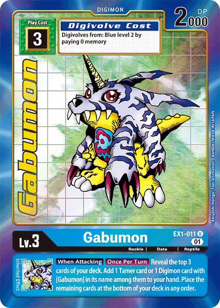 Image of Gabumon [EX1-011] (Alternate Art) [Classic Collection]