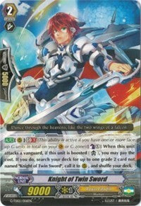 Image of Knight of Twin Sword (Foil) (G-TD02/006EN) [Divine Swordsman of the Shiny Star]