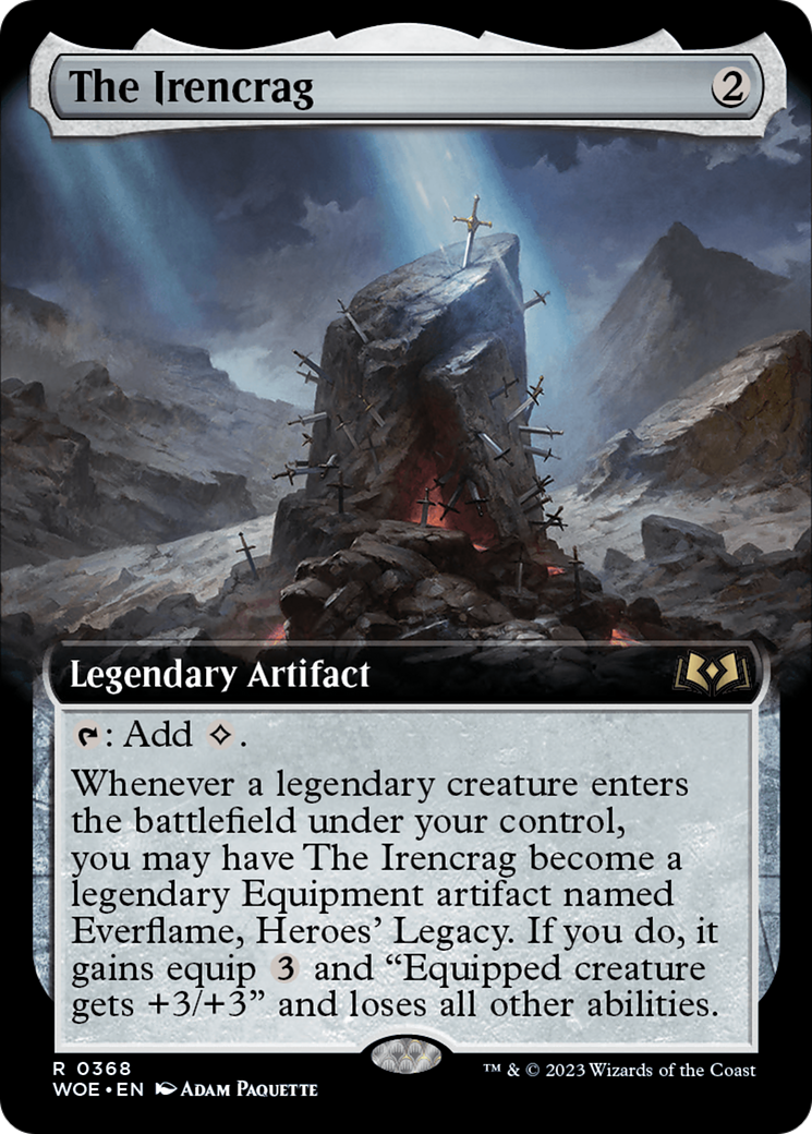 Image of The Irencrag (Extended Art) [Wilds of Eldraine]