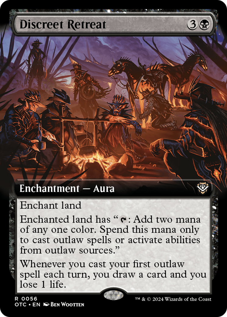 Image of Discreet Retreat (Extended Art) [Outlaws of Thunder Junction Commander]