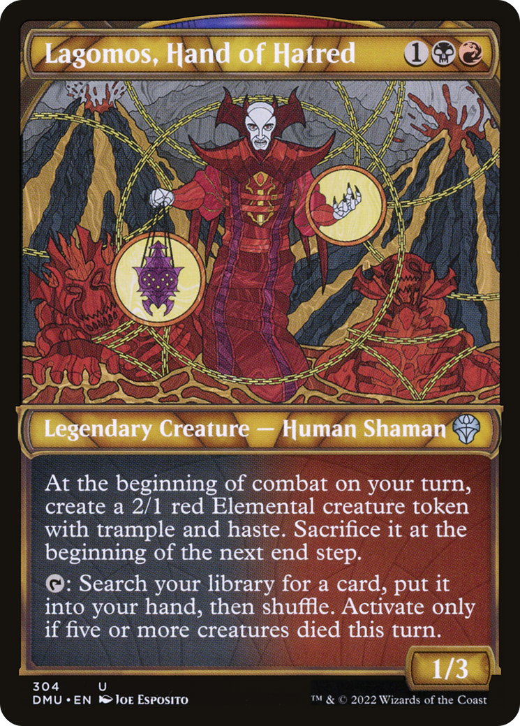 Image of Lagomos, Hand of Hatred (Showcase) [Dominaria United]