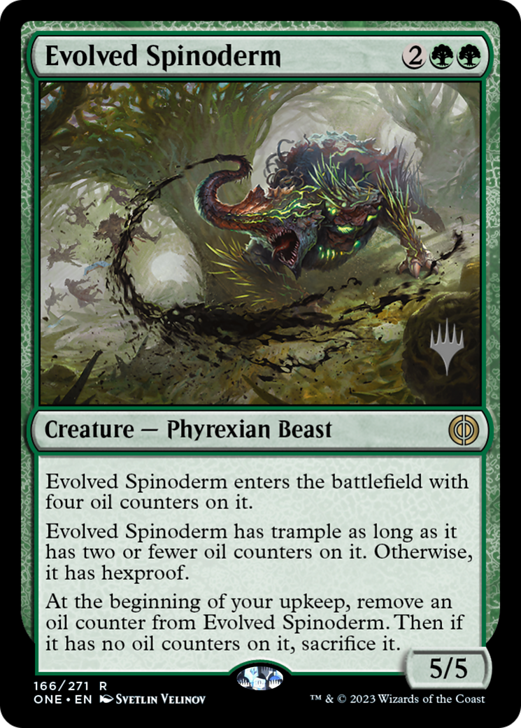 Image of Evolved Spinoderm (Promo Pack) [Phyrexia: All Will Be One Promos]