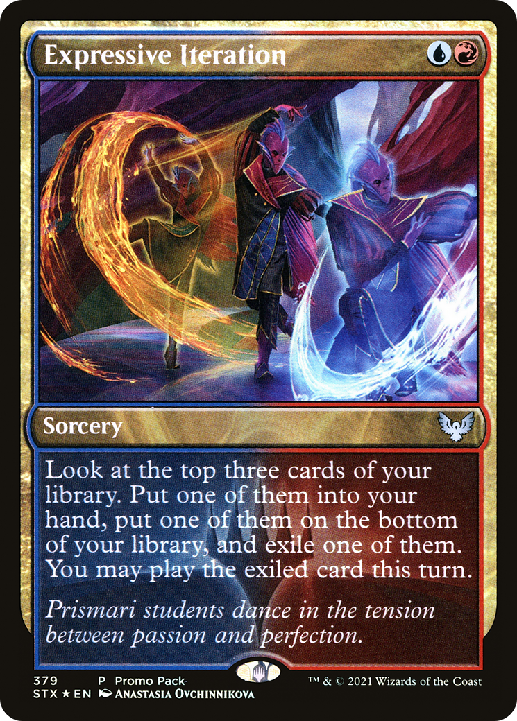 Image of Expressive Iteration (Promo Pack) [Strixhaven: School of Mages Promos]