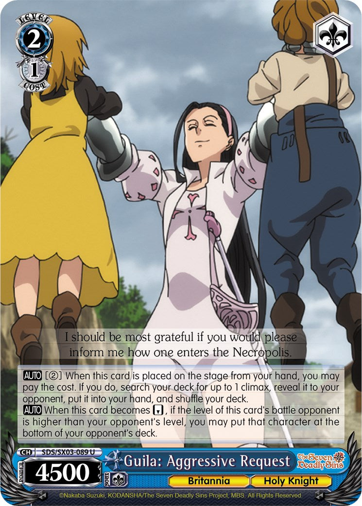 Image of Guila: Aggressive Request (SDS/SX03-089 U) [The Seven Deadly Sins]