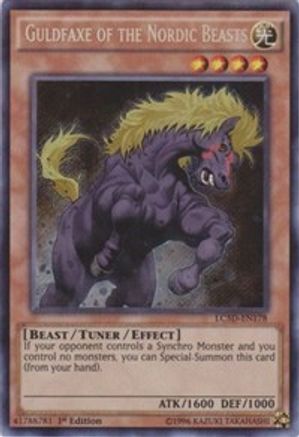 Image of Guldfaxe of the Nordic Beasts [LC5D-EN178] Secret Rare